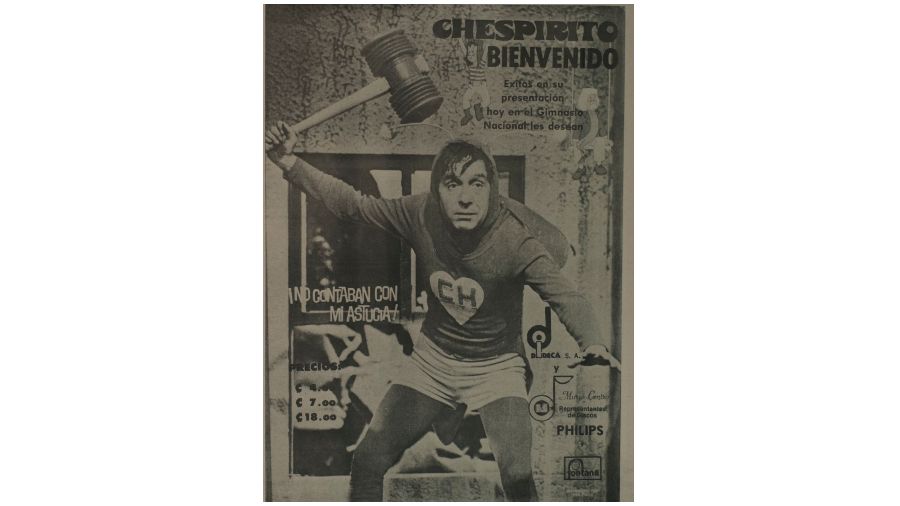 Chespirito hombre de mundo en El Salvador