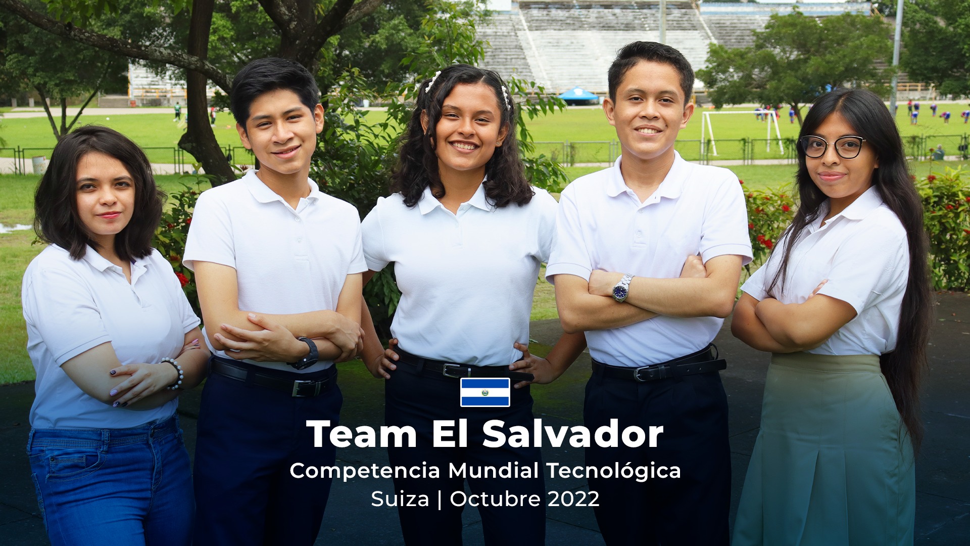 Orgullo salvadoreño - Team El Salvador, alumnos salvadoreños que representaron al país en Suiza, gracias a FUSALMO