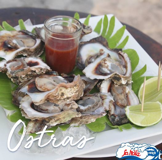 Un plato de ostras que podrá saborear en el restaurante La Hola Beto’s.
