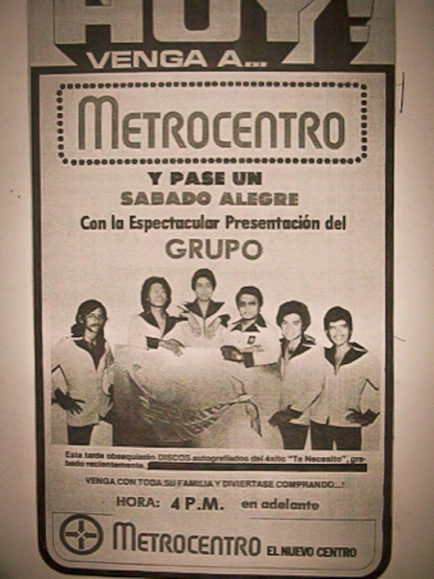 Póster promocional presentado junto al lanzamiento del primer disco de la banda salvadoreña Espíritu Libre. 