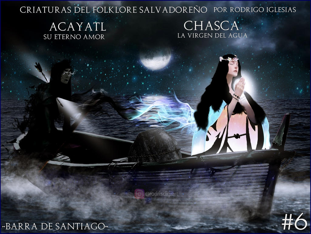 Diseño de los personajes de la leyenda Chasca, la Virgen del Agua. 