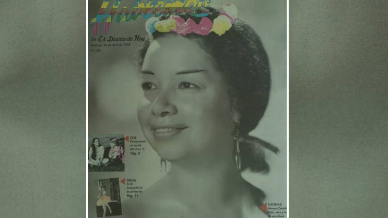 Morena Celarié en la portada de El Diario De Hoy.