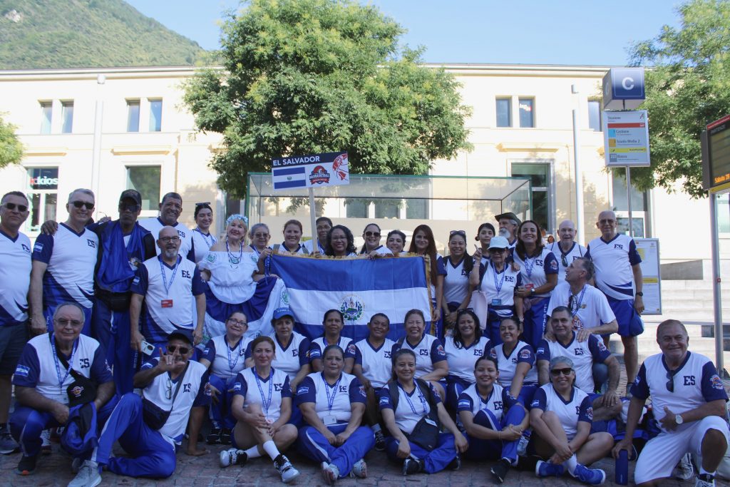 Equipo de El Salvador, participante del Torneo FIMBA.